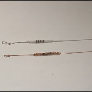 Pink and White bracket Set!